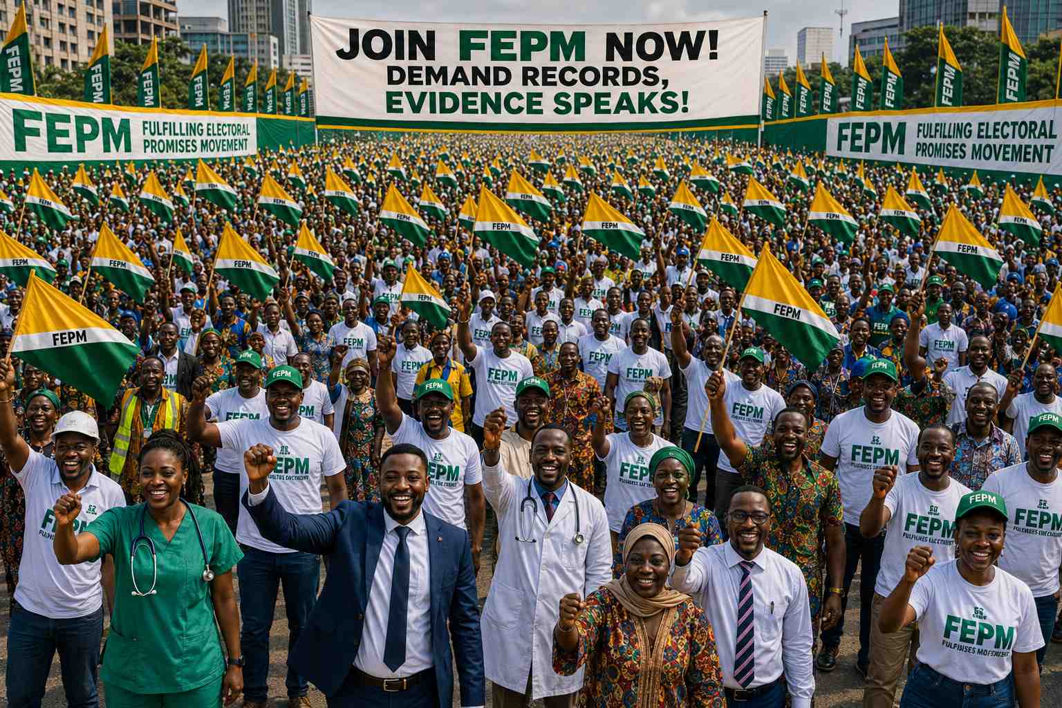 Citizens gathered demanding accountability
